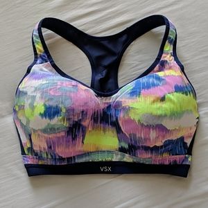 Victoria's Secret VSX Tie-Dye Sports Bra Neon